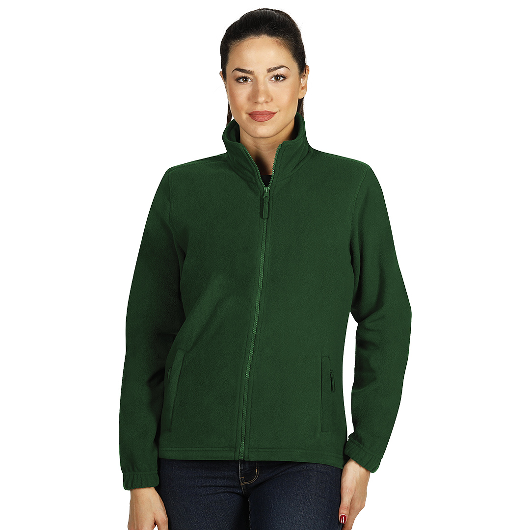 Women's Polar Fleece Jacket - Green