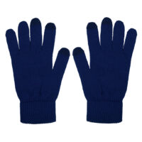 Gloves with three active touch fingers